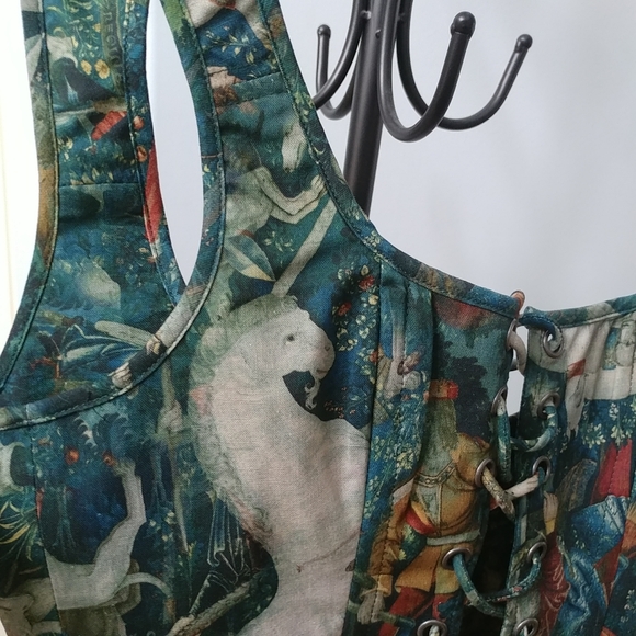 Selkie The Unicorn Defends Himself Soft Corset - XS / NWT - Picture 9 of 11